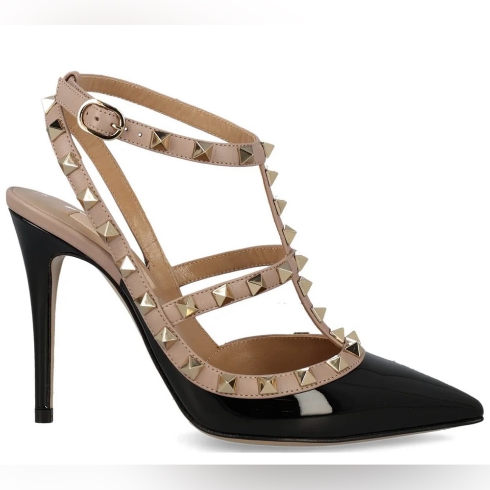 Valentino caged rockstud heels
